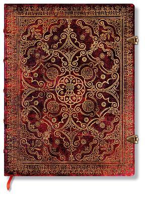 Paperblanks Carmine Equinoxe Hardcover Ultra Lined Clasp Closure 144 Pg 120 GSM