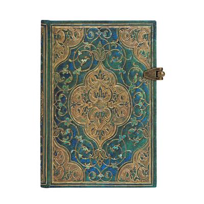 Paperblanks Turquoise Chronicles Hardcover Mini Lined Clasp Closure 240 Pg 120 GSM