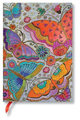 Paperblanks Flutterbyes Playful Creations Softcover Flexi MIDI Lined 176 Pg 100 GSM