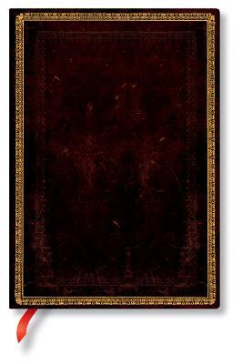 Paperblanks Black Moroccan Old Leather Collection Softcover Flexi MIDI Lined 176 Pg 100 GSM