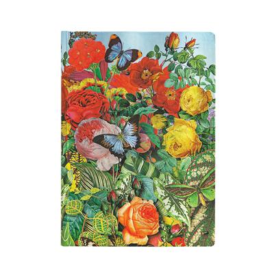 Paperblanks Butterfly Garden Nature Montages Hardcover MIDI Lined Elastic Band Closure 144 Pg 120 GSM