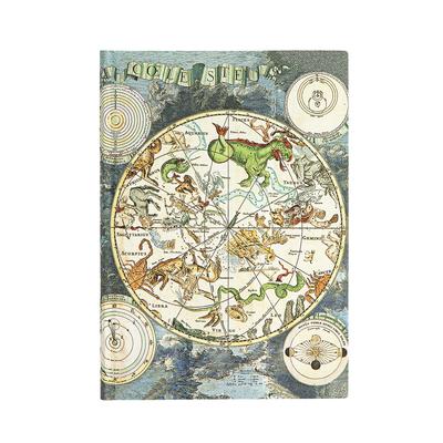 Paperblanks Celestial Planisphere Early Cartography Softcover Flexi MIDI Lined 176 Pg 100 GSM