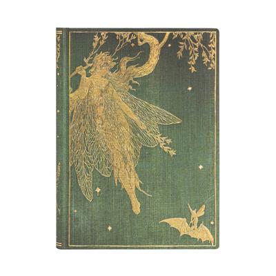 Paperblanks Olive Fairy Lang's Fairy Books Hardcover MIDI Lined Elastic Band Closure 144 Pg 120 GSM