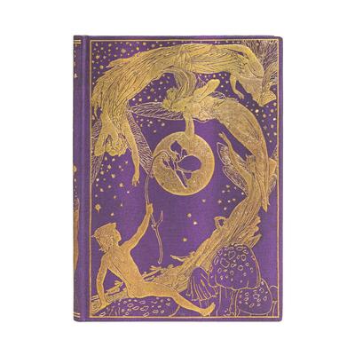 Paperblanks Violet Fairy Lang's Fairy Books Hardcover MIDI Lined Elastic Band Closure 144 Pg 120 GSM