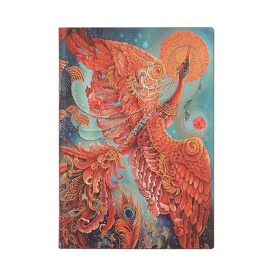 Paperblanks Firebird Birds of Happiness Softcover Flexi MIDI Unlined 176 Pg 100 GSM