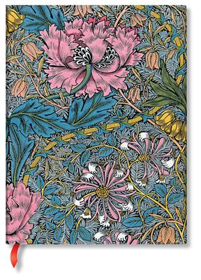 Morris Pink Honeysuckle Ultra Unlined Hardcover Journal, 144pg, 120gsm by Paperblanks (William Morris)