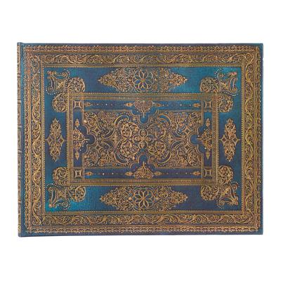 Paperblanks Blue Luxe Luxe Design Guest Book Unlined 144 Pg 120 GSM