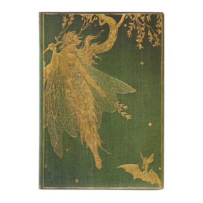 Paperblanks Olive Fairy Lang's Fairy Books Softcover Flexi MIDI Lined Elastic Band Closure 176 Pg 100 GSM