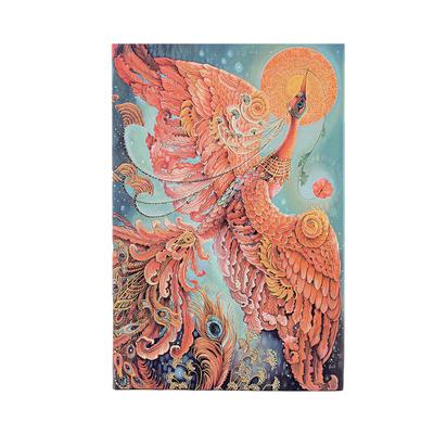 Paperblanks Firebird Birds of Happiness Hardcover Journals Mini Lined Elastic Band 176 Pg 85 GSM