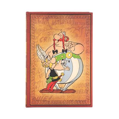 Paperblanks Asterix & Obelix the Adventures of Asterix Hardcover Journals MIDI Unlined Elastic Band 144 Pg 120 GSM