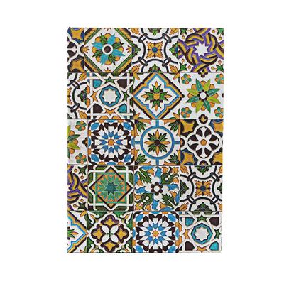 Paperblanks Porto Portuguese Tiles Dot-Grid Planners MIDI Dot Grid Elastic Band 176 Pg 120 GSM