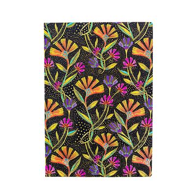 Paperblanks Wild Flowers Playful Creations Softcover Flexis MIDI Lined Elastic Band 176 Pg 100 GSM