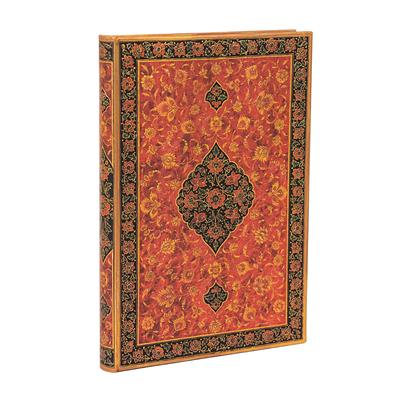 Paperblanks Layla Persian Poetry Hardcover Journal MIDI Unlined Elastic Band 144 Pg 120 GSM