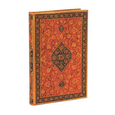 Paperblanks Layla Persian Poetry Hardcover Journal Mini Lined Elastic Band 176 Pg 85 GSM