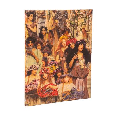 Paperblanks Spring Lawrence Alma-Tadema Hardcover Journal Ultra Unlined Elastic Band 144 Pg 120 GSM