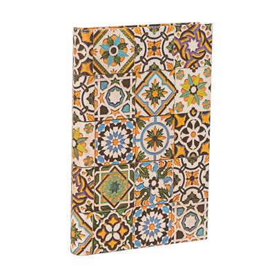 Paperblanks Porto Portuguese Tiles Address Book Mini Elastic Band 128 Pg 120 GSM