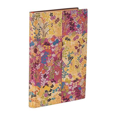 Paperblanks Kara-Ori Pink Japanese Kimono Softcover Flexi Mini Lined Elastic Band 208 Pg 80 GSM