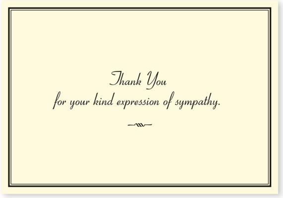 Ty Note Sympathy