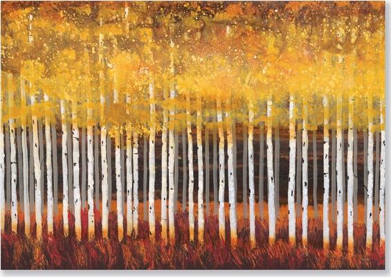 Golden Aspens Note Cards