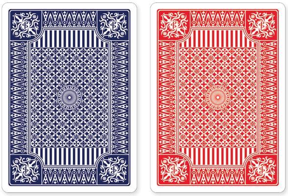 Blue and Red Premium Playing Cards, Two Standard Decks