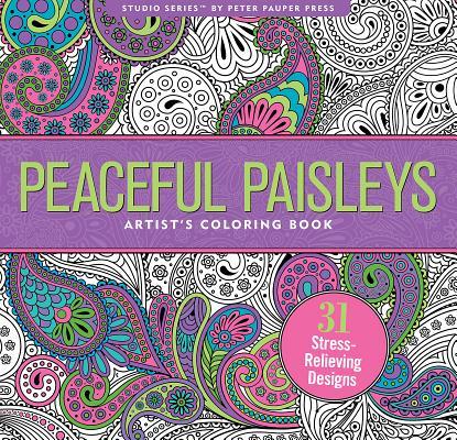 Peaceful Paisleys Adult Coloring Book