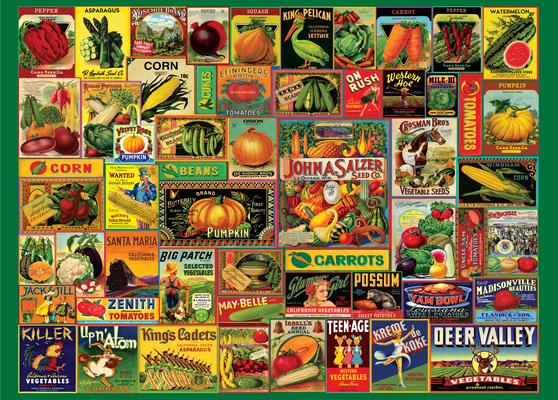 Vintage Seed Packets 1000 Piece Jigsaw Puzzle