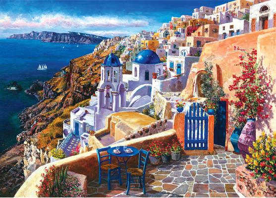 Santorini 1000 Piece Jigsaw Puzzle