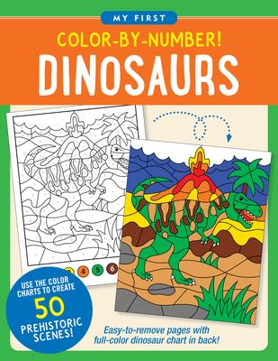 Color-By-Number! Dinosaurs