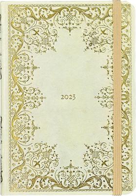 2025 Gilded Ivory Weekly Planner (16 Months, Sept 2024 to Dec 2025)