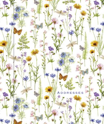 Wildflower Garden Large Address Book