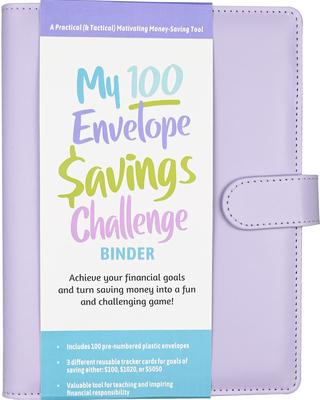 My 100 Envelope Savings Challenge Binder (Removable Cover Band for Security)