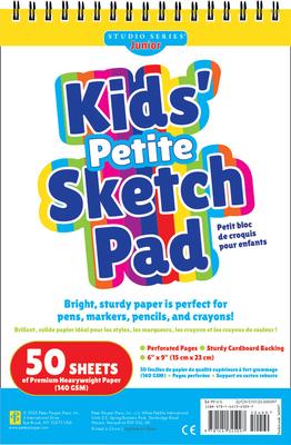 Studio Series Jr. Kids' Portable Sketch Pad 6 X 9 Inches (50 Sheets)