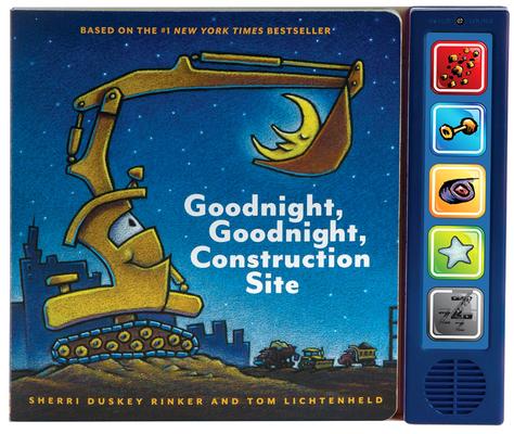 Goodnight, Goodnight, Construction Site Sound Book: (Construction Books for Kids, Books with Sound for Toddlers, Children's Truck Books, Read Aloud Bo