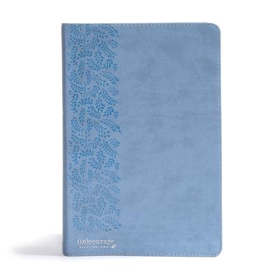 CSB (In)Courage Devotional Bible, Blue Leathertouch Subscription