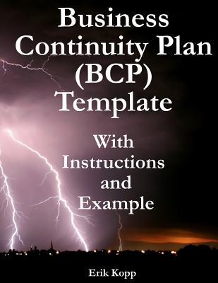 Business Continuity Plan (Bcp) Template with Instructions and Example