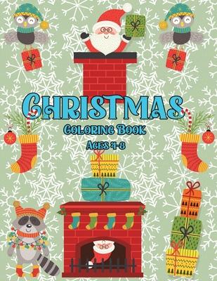 Christmas Coloring Book for Kids 4-8 ages: Xmas Symbols to Color for Children