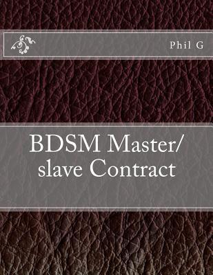 BDSM Master/slave Contract