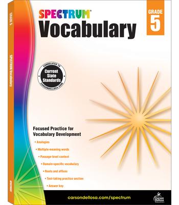 Spectrum Vocabulary, Grade 5: Volume 88