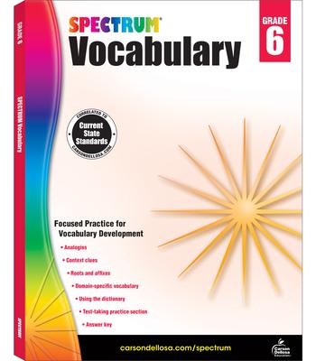 Spectrum Vocabulary, Grade 6: Volume 89