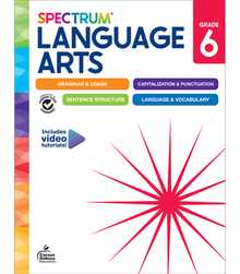 Spectrum Language Arts Workbook, Grade 6