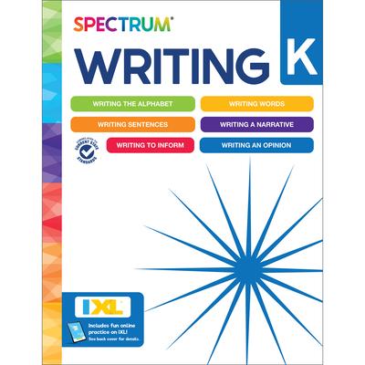Spectrum Writing Workbook, Grade K Subscription