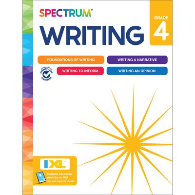 Spectrum Writing Workbook, Grade 4 Subscription