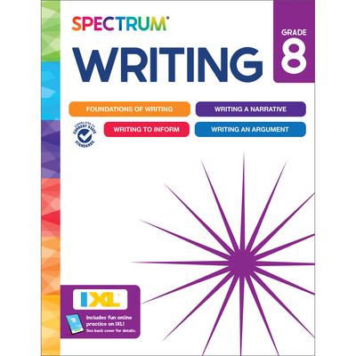 Spectrum Writing Workbook, Grade 8 Subscription