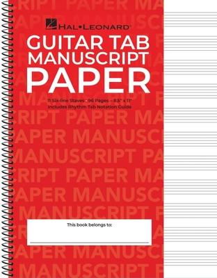 Guitar Tablature Manuscript Paper - Wire-Bound: Manuscript Paper