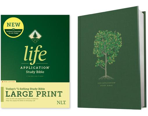 NLT Life Application Study Bible, Third Edition, Large Print (Red Letter, Hardcover)