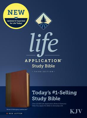 KJV Life Application Study Bible, Third Edition (Leatherlike, Brown/Mahogany, Red Letter)