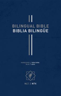 Bilingual Bible / Biblia Bilinge Nlt/Ntv (Hardcover, Blue)