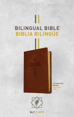 Bilingual Bible / Biblia Bilinge Nlt/Ntv (Leatherlike, Brown)