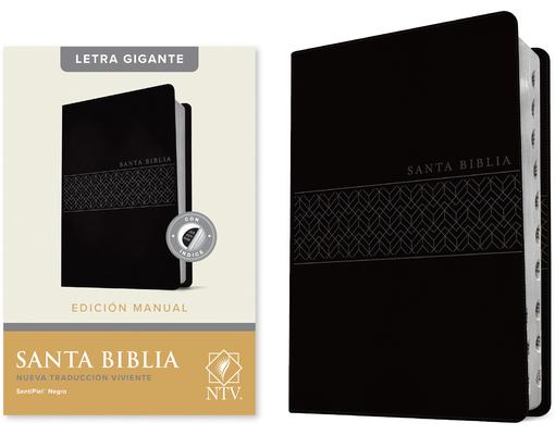 Santa Biblia Ntv, Edicin Manual, Letra Gigante (Sentipiel, Negro, ndice, Letra Roja)