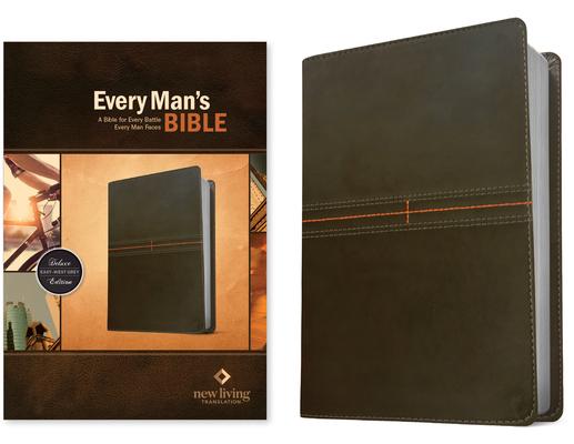 Every Man's Bible NLT (Leatherlike, East-West Grey)